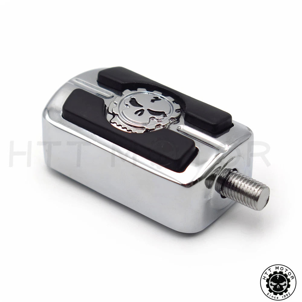 Chrome Skull Shift Peg for Harley Chopper Touring Cruiser
