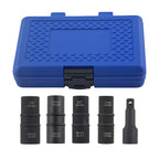 5PC 1/2" Impact Socket Set (17mm, 19mm, 21mm, 22mm, 3/4", 7/8")