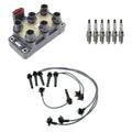 Set of 6 Denso Ignition Coil Wires & NGK Platinum Spark Plugs for Cougar 1999–2002