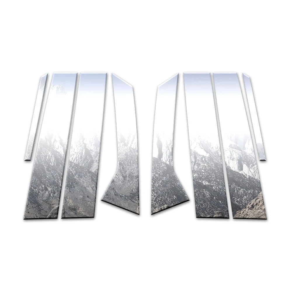 Diamond Grade 8pc Stainless Steel Pillar Post Covers for 2015-2024 Lincoln MKC