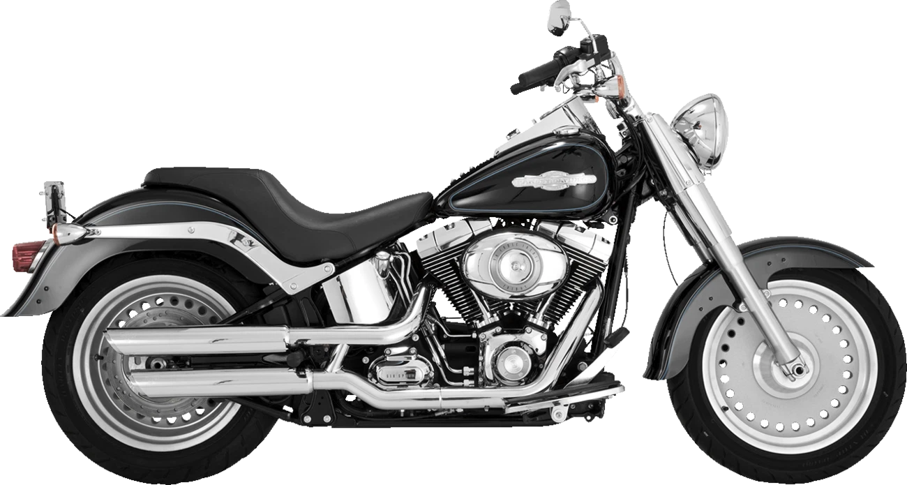 Vance & Hines Twin Slash 3" Slip-On Mufflers for Harley (16844)