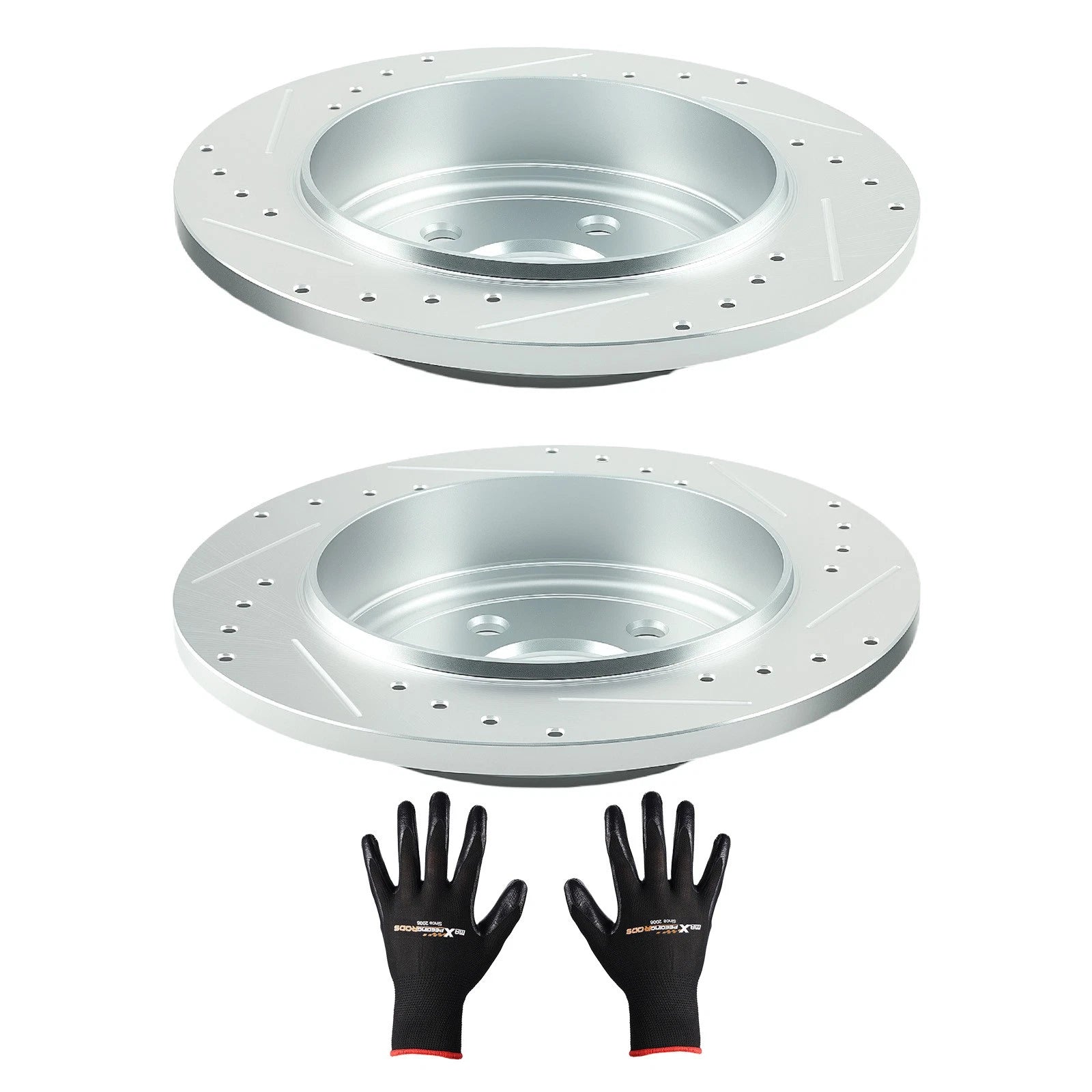 Set of 2 Rear Brake Discs for Dodge Durango/Jeep Grand Cherokee (2011–2020) S-53061