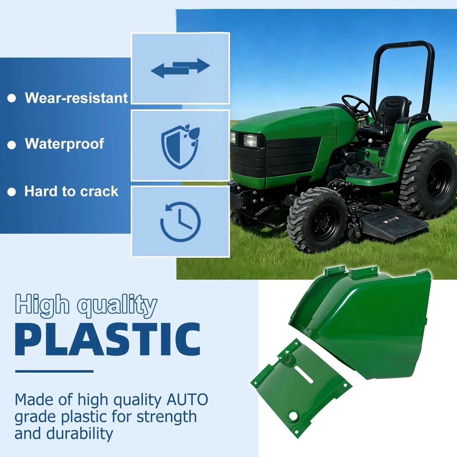 Cowl Cover Panel for John Deere 4200 4300 4400 4500 4600 (1999–2007) # LVU12349 # LVU10567