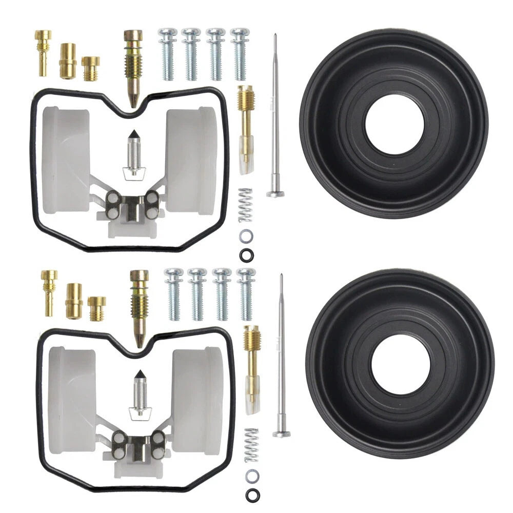 2X Carburetor Float Diaphragm Kit for Kawasaki Vulcan 500 EN500A (1991–1995)