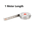 Tape Measure Ruler for Woodworking (Mini-Retractable, Stainless Steel)