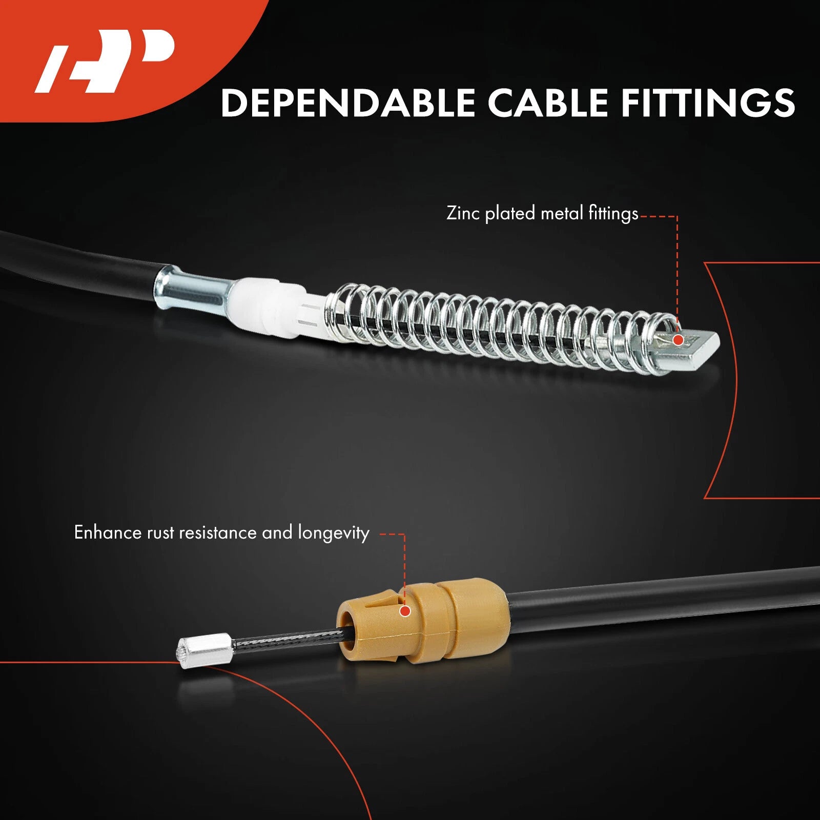 Rear Driver Parking Brake Cable for Chevy Silverado 3500 GMC Sierra (2007–2014)