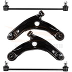 Set of 4 Control Arms with Ball Joints and Sway Bar Links for Toyota