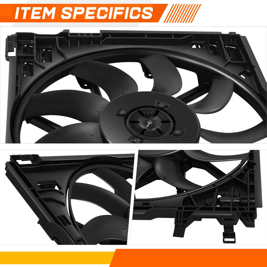 Lightweight Front Radiator Cooling Fan Assembly for BMW M2 M3 M4 (2015–2021)