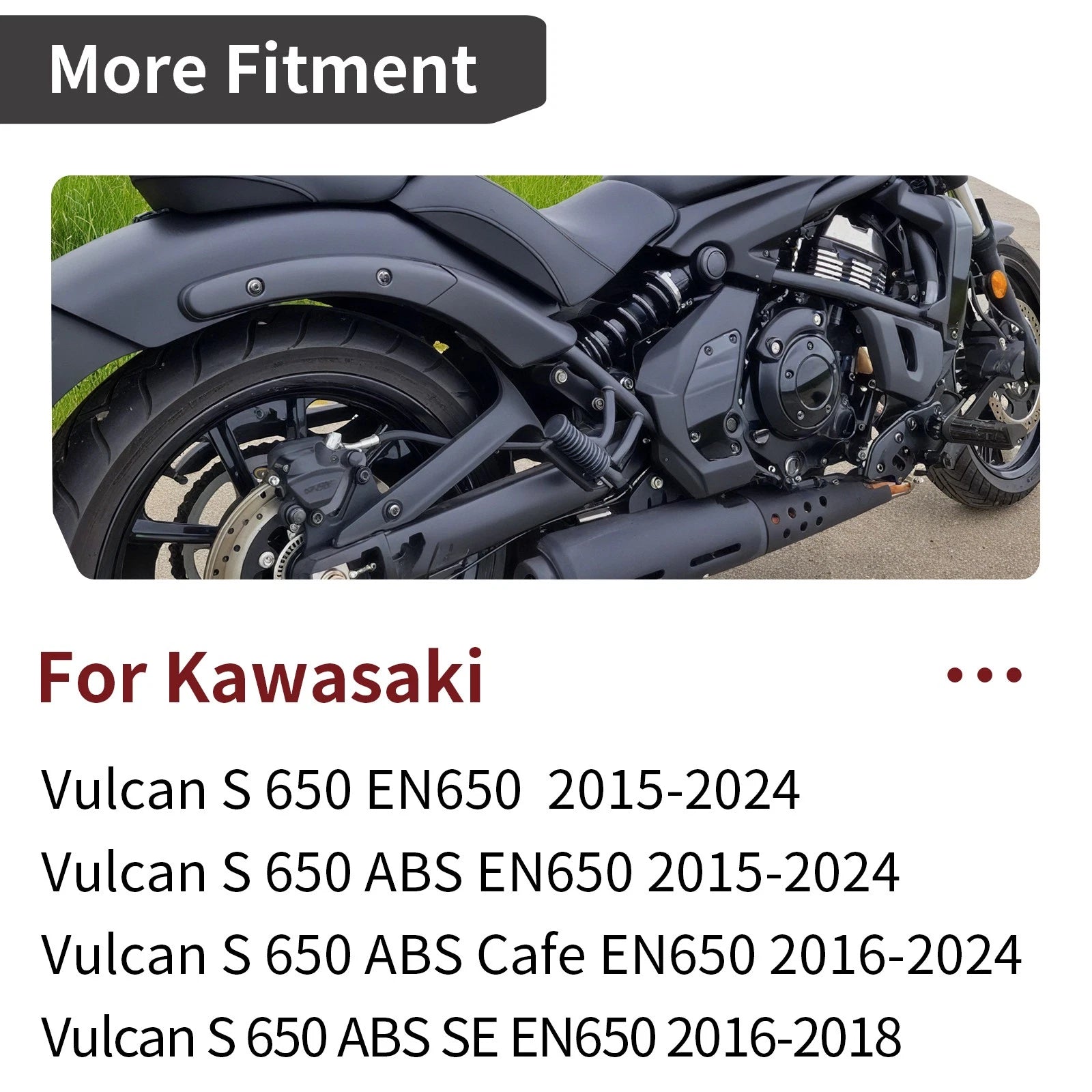 Foot Peg Kit for Kawasaki Vulcan S 650 EN650 ABS (2015–2024) 99994-0570