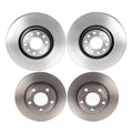 Brembo Brake Disc Rotors Kit for Audi A6 Allroad Quattro (321mm Front, 255mm Rear)