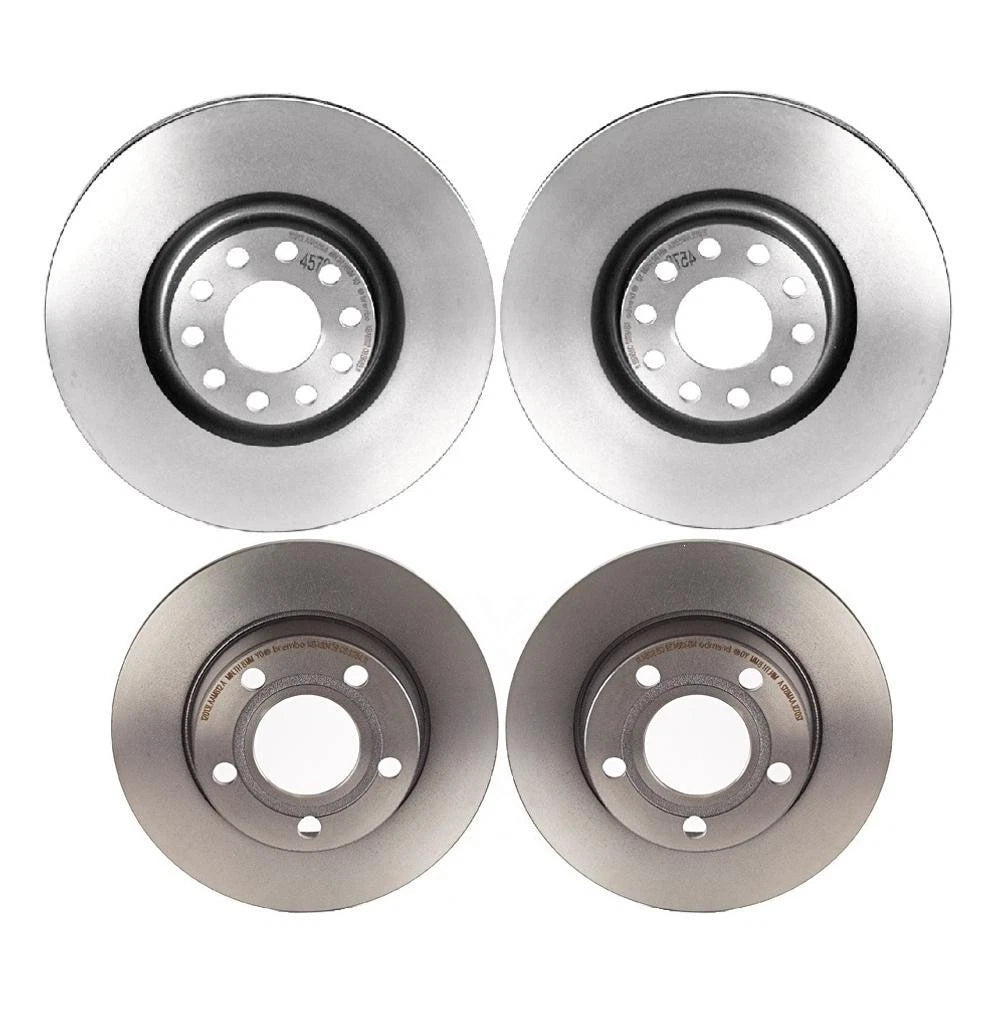 Brembo Brake Disc Rotors Kit for Audi A6 Allroad Quattro (321mm Front, 255mm Rear)