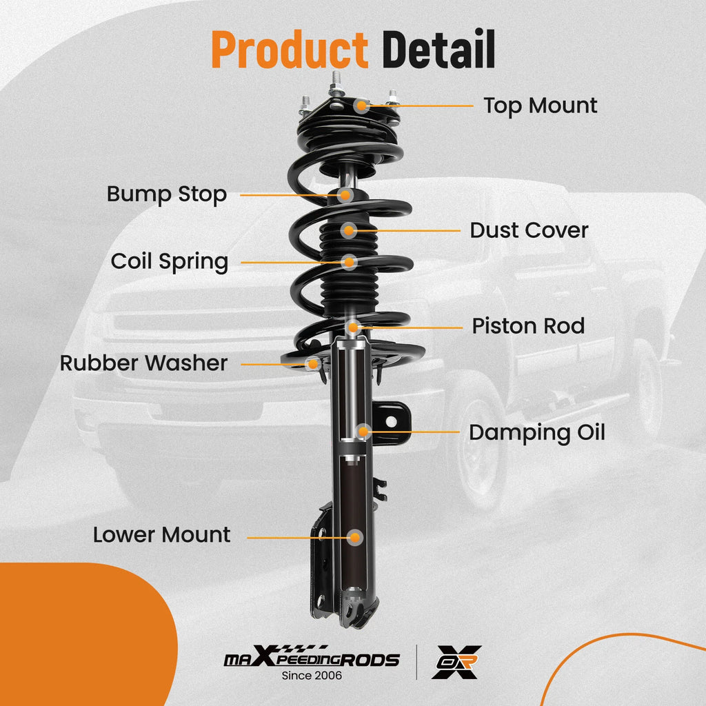 Front Complete Struts Control Arms Kit for Ford Explorer (2011-2013)