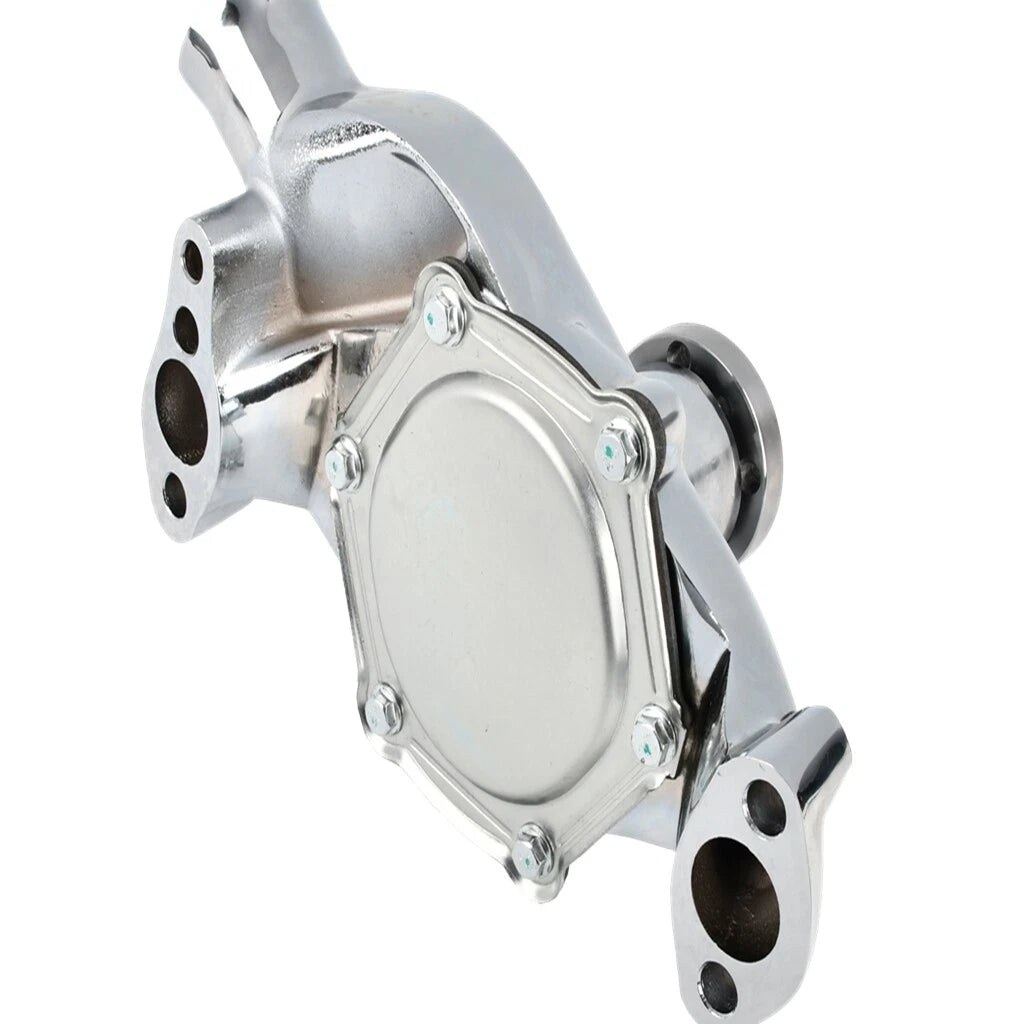High Volume Short Water Pump for SBC Small Block Chevy 283 305 350 (1960–1995) Chrome