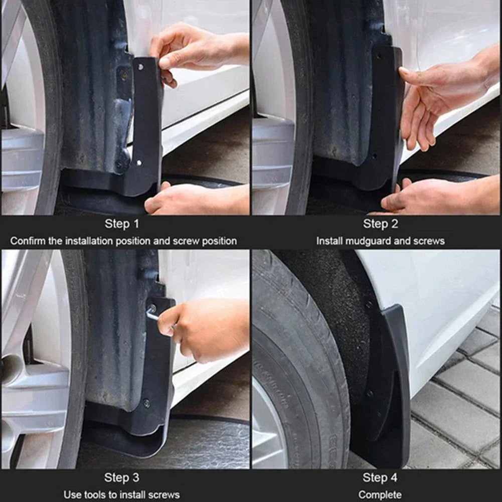 Mud Flaps Splash Guards for Suzuki Swift Hatchback (2004-2009)