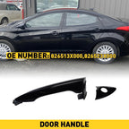 Front Left Door Handle for Hyundai Elantra (2011–2016) - Black