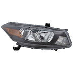 Right Side Headlight for Honda Accord Coupe (2008–2012) Halogen Amber Signal