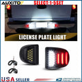2X Red Neon LED License Plate Light Lamp with Harness for Chevy Tahoe Suburban (2000–2010)