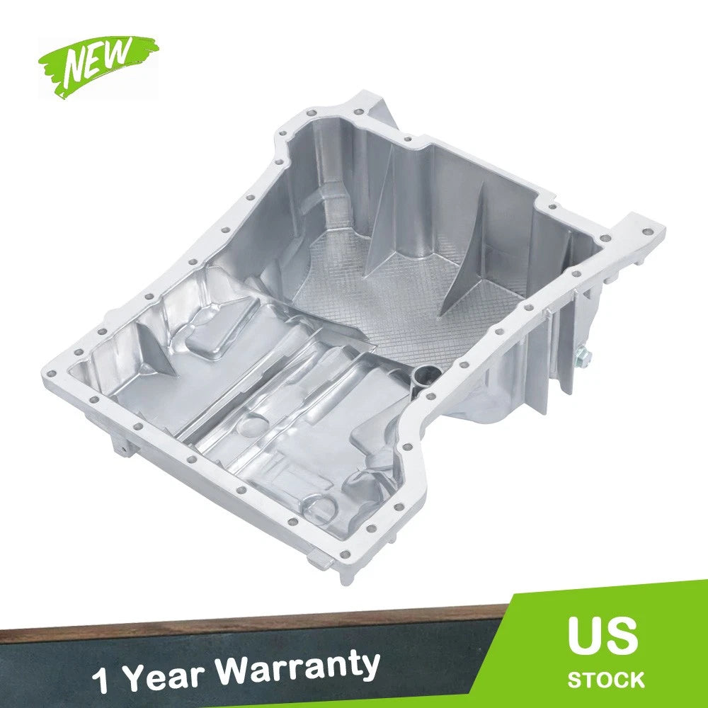 Engine Oil Pan with Drain Plug for Mercedes-Benz C250 SLK250 (2012–2015)