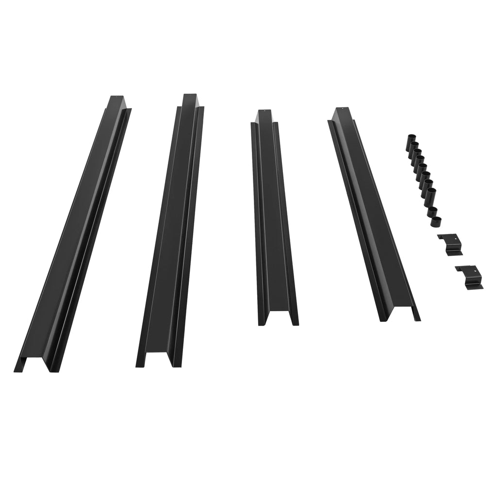 Set of 4 Truck Bed Floor Support Crossmembers for Ford F150 F100 (1977–2016)