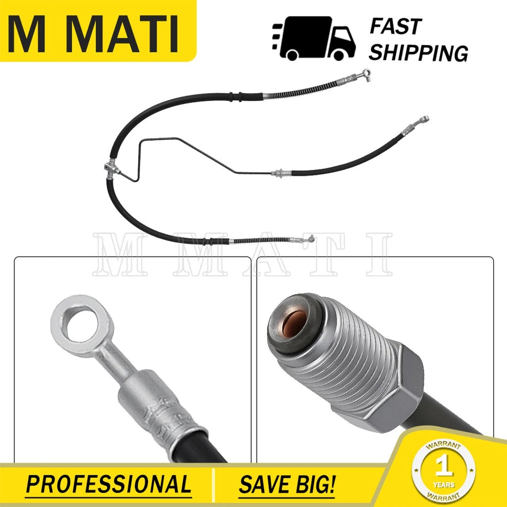 Front Brake Hose Lines & Pipe for Yamaha Raptor 700 YFM700 (2006–2024)
