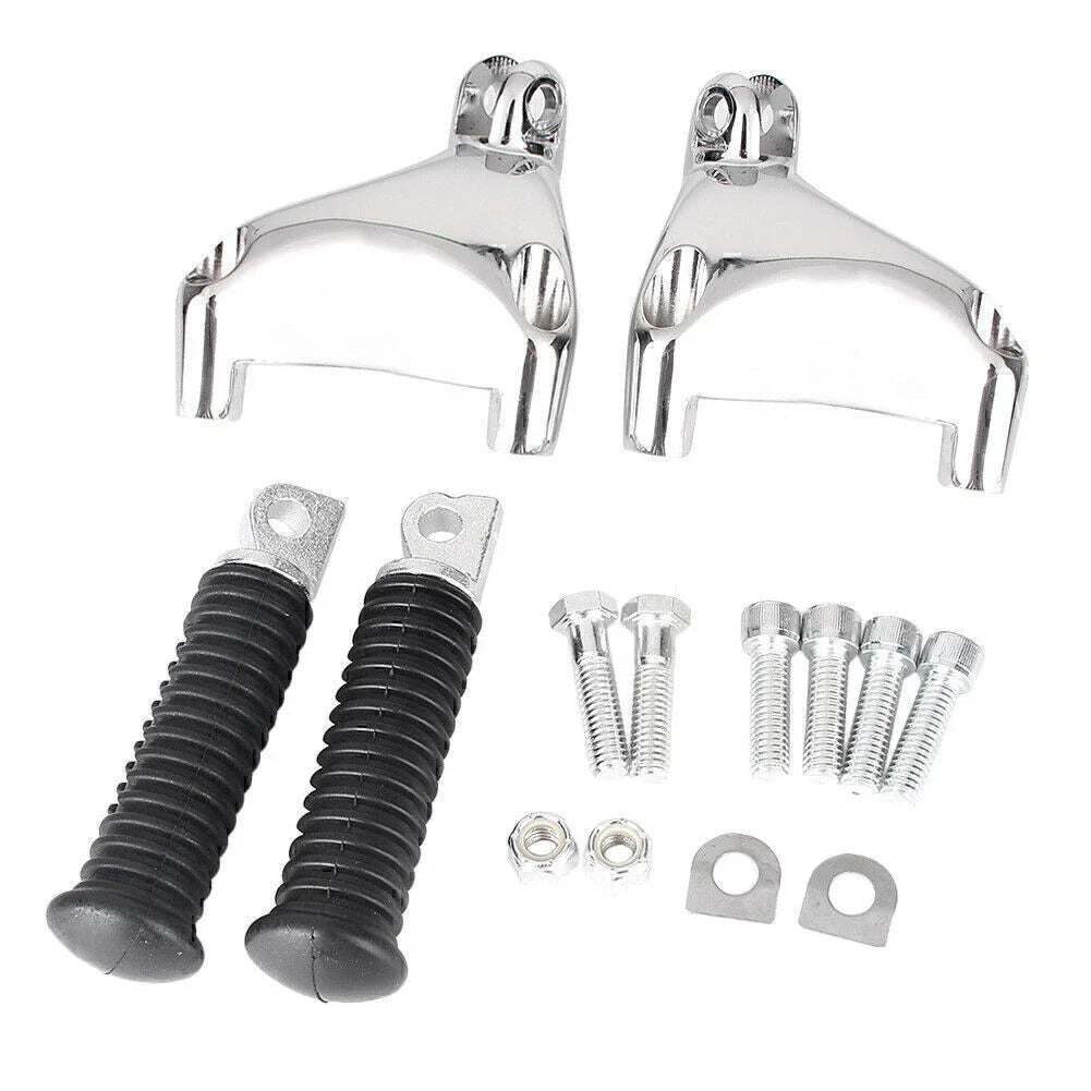 Passenger Foot Pegs Mounting Kit for Harley Sportster XL 883 1200 (14-15)