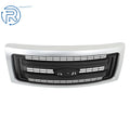 Front Upper Grille for Ford F150 (2009–2014) Silver Black