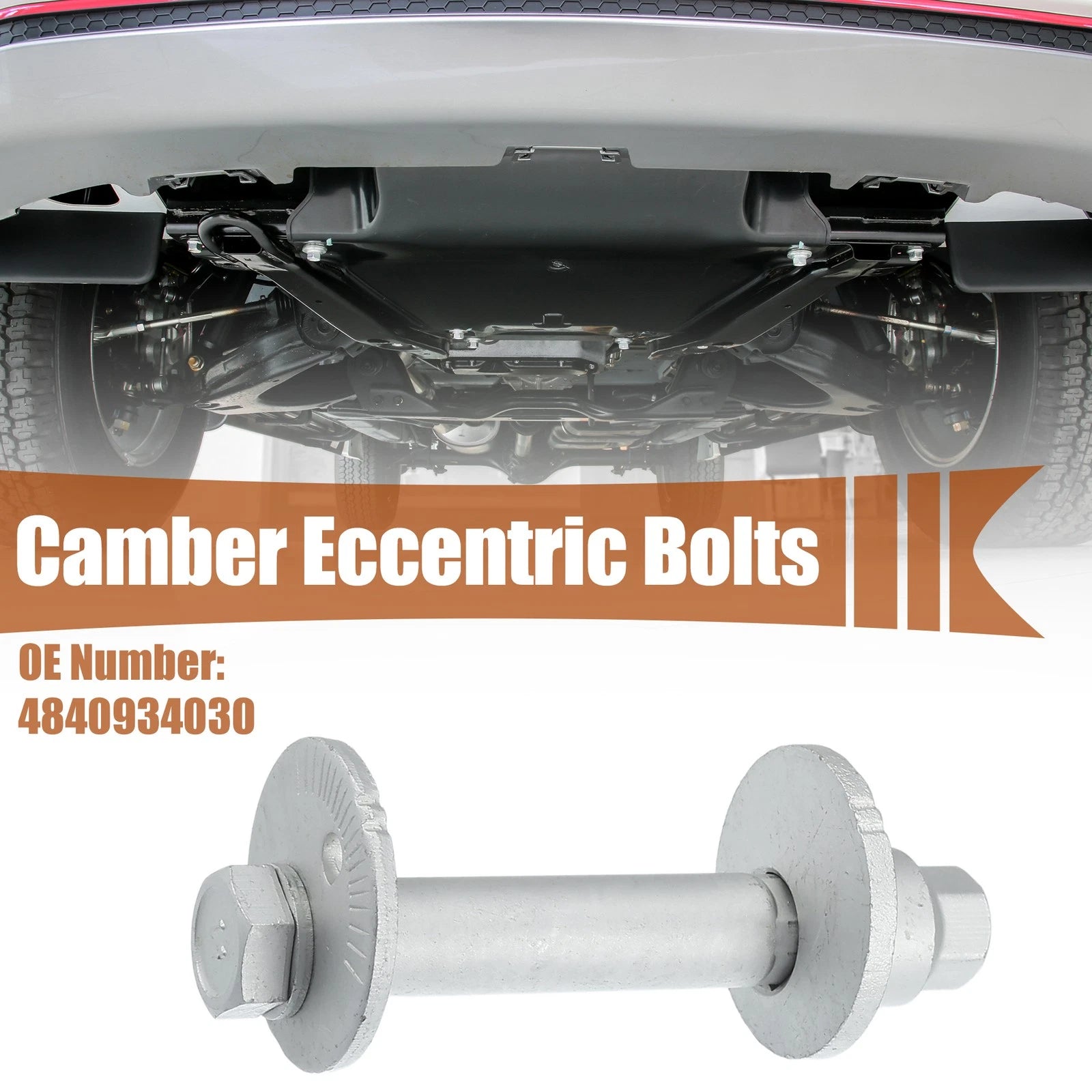 Set of 2 Eccentric Alignment Camber Bolts for Toyota Tundra (2000–2006) No. 4840934030