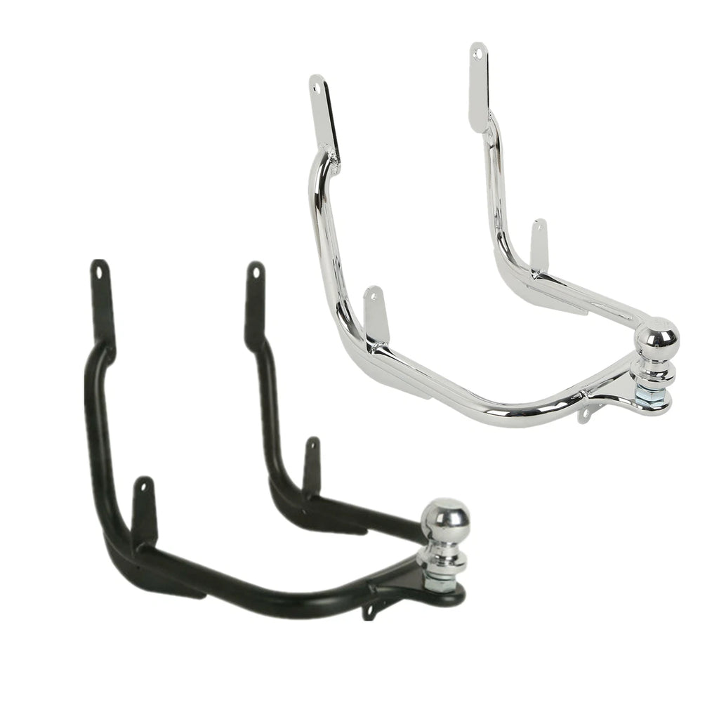Trailer Tow Hitch Receiver for Harley Electra Glide (Chrome/Black)