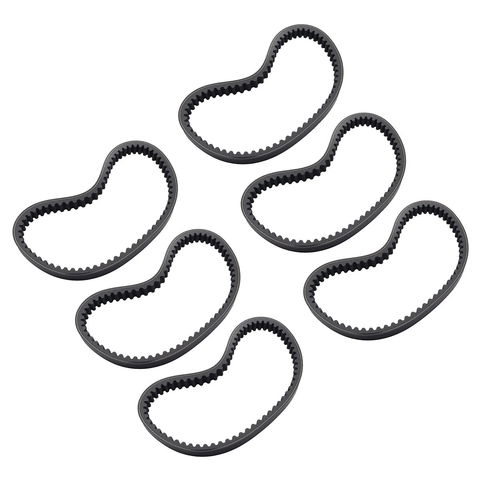 Set of 6 Drive Belts for Manco Go Kart 5hp-7hp (Year Range Not Specified)