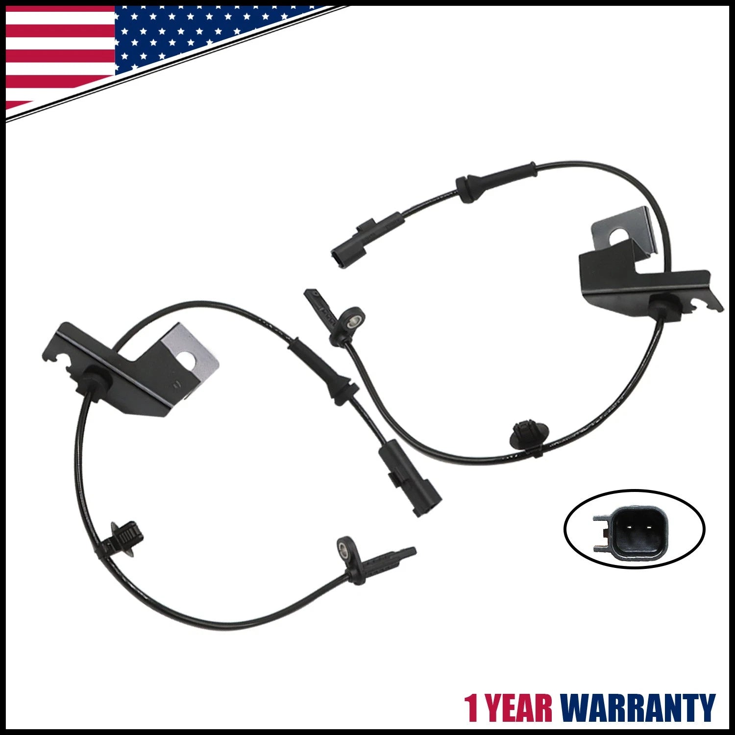2X Front ABS Wheel Speed Sensor for Ford Fusion (2013–2020) DG9Z2C205B