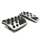 Steel Brake Gas Pedal Covers for Jeep Renegade, Compass & Fiat 500X (2015-2023)