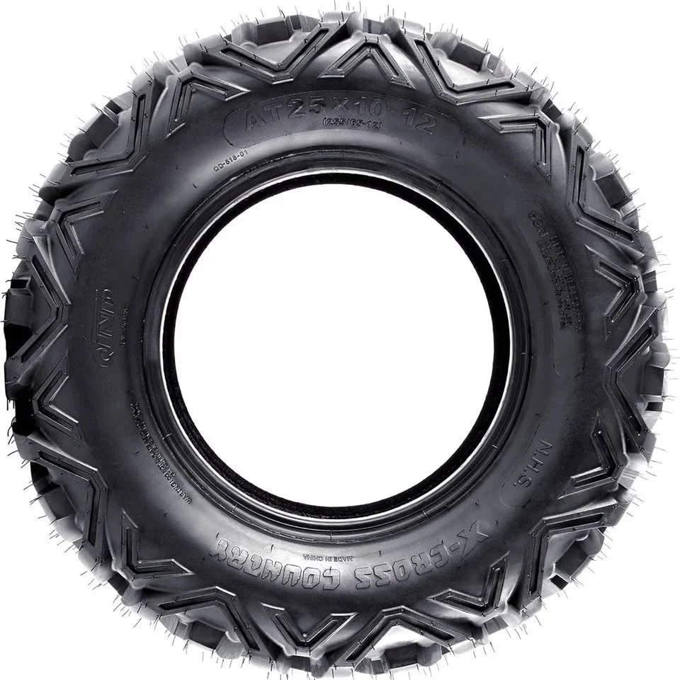 4 x 25x10-12 25x8-12 Tyres for ATV Quad Dirt Bike Buggy Go Kart Mower