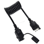 4-Way Trailer Light Extension Wire Connector for Universal Use (5 Feet)