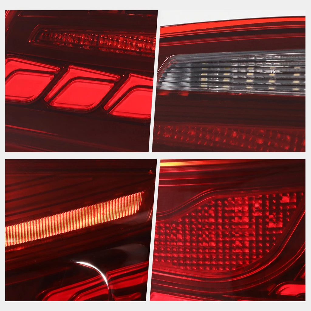 LED Tail Lights for BMW 528i 535i 550i M5 (2011–2016) - Sequential Signal