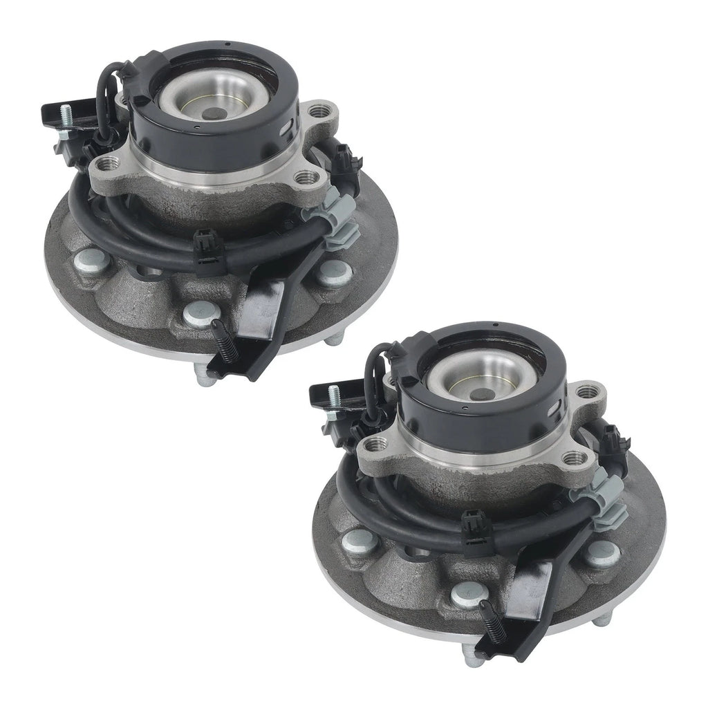 Pair Front Wheel Bearings and Hubs for Chevy Colorado GMC Canyon (2004â2012)
