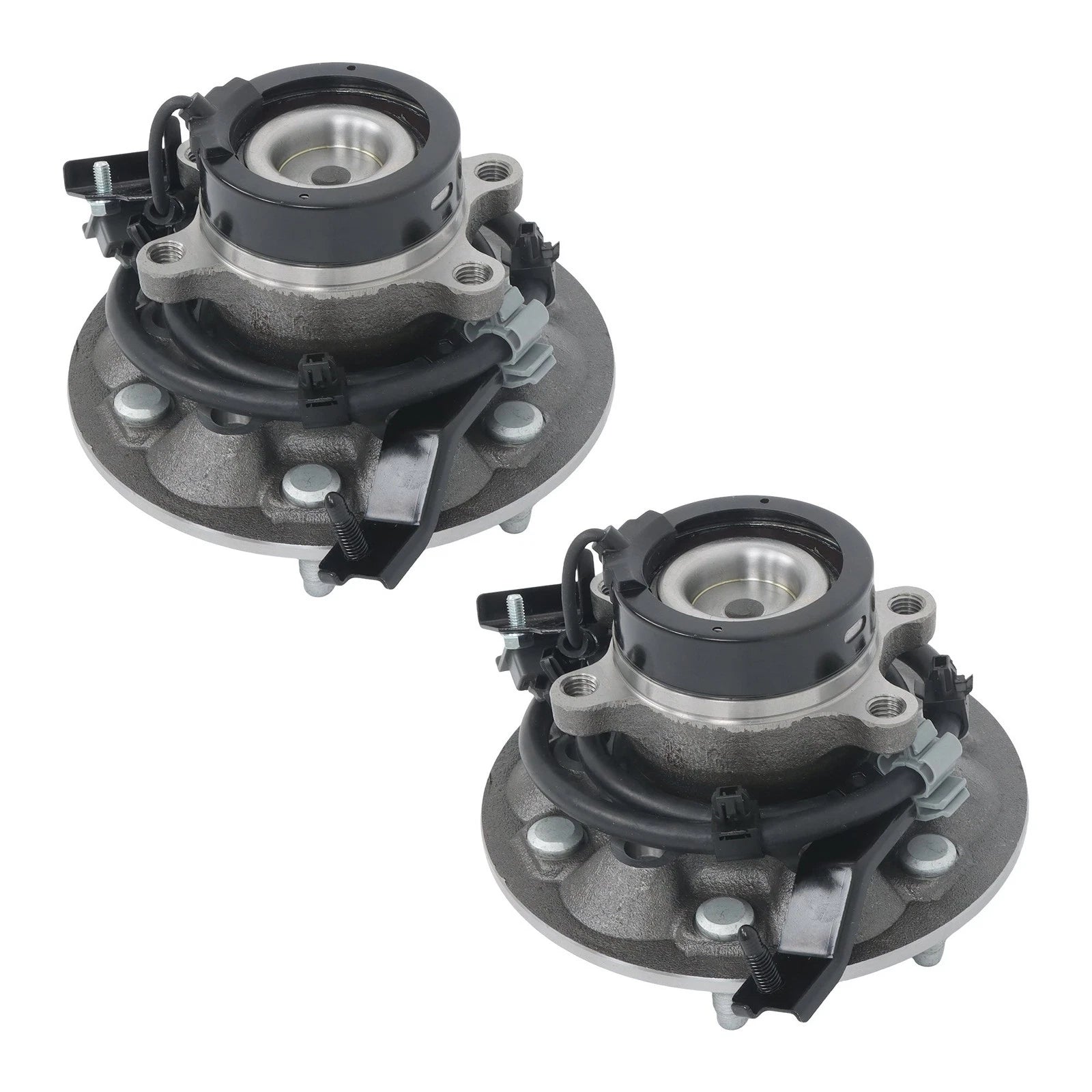 Pair Front Wheel Bearings and Hubs for Chevy Colorado GMC Canyon (2004â2012)