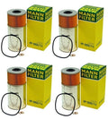Set of 4 Engine Oil Filters PF1055/1X for Mercedes W123 W126 (1976–1985)