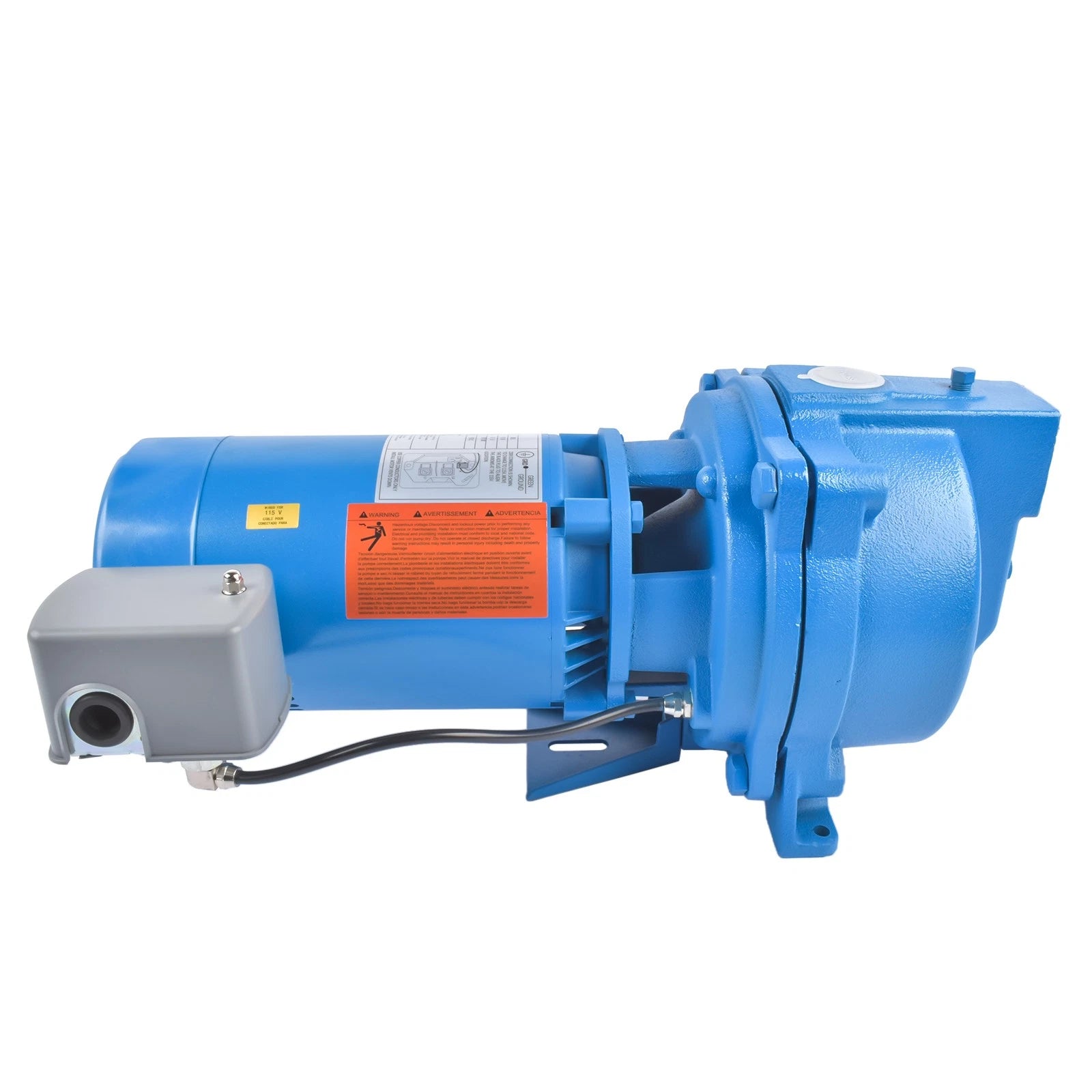 1/2 HP Cast Iron Shallow Water Well Jet Pump for J5S (115/230V)