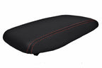 Leather Console Lid Armrest Cover for Nissan Skyline R34 (1998–2002) Red Stitch