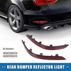 Set of 2 Rear Bumper Reflector Lights for Mercedes-Benz (2048200374)