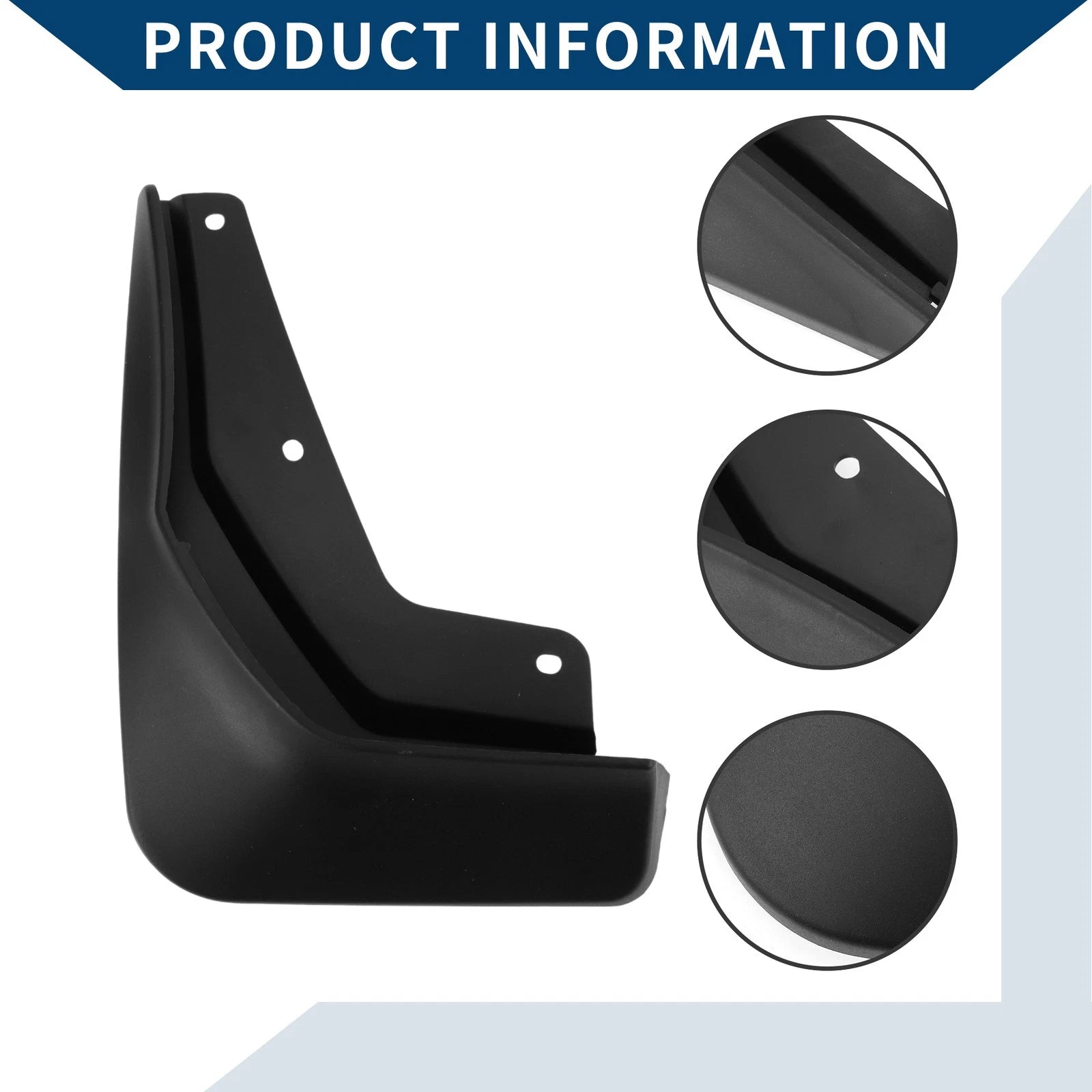 Set of 4 Mud Flaps Splash Guards for Mercedes-Benz CLA (2020–2023)