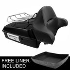Chopped Trunk Mount Rack Backrest for Harley Touring Electra Glide (2014–2026)