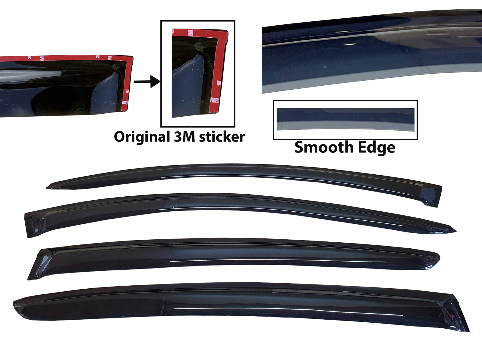 Weather shield window visor for Honda HR-V (2015–2021)