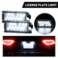 2X LED License Plate Light for Fiat 500, Dodge Viper, Jeep Grand Cherokee (2013–2019)