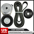 Serpentine Belt Component Kit 6PK2440 for Chevrolet Express Suburban K1500 (1996–2002)