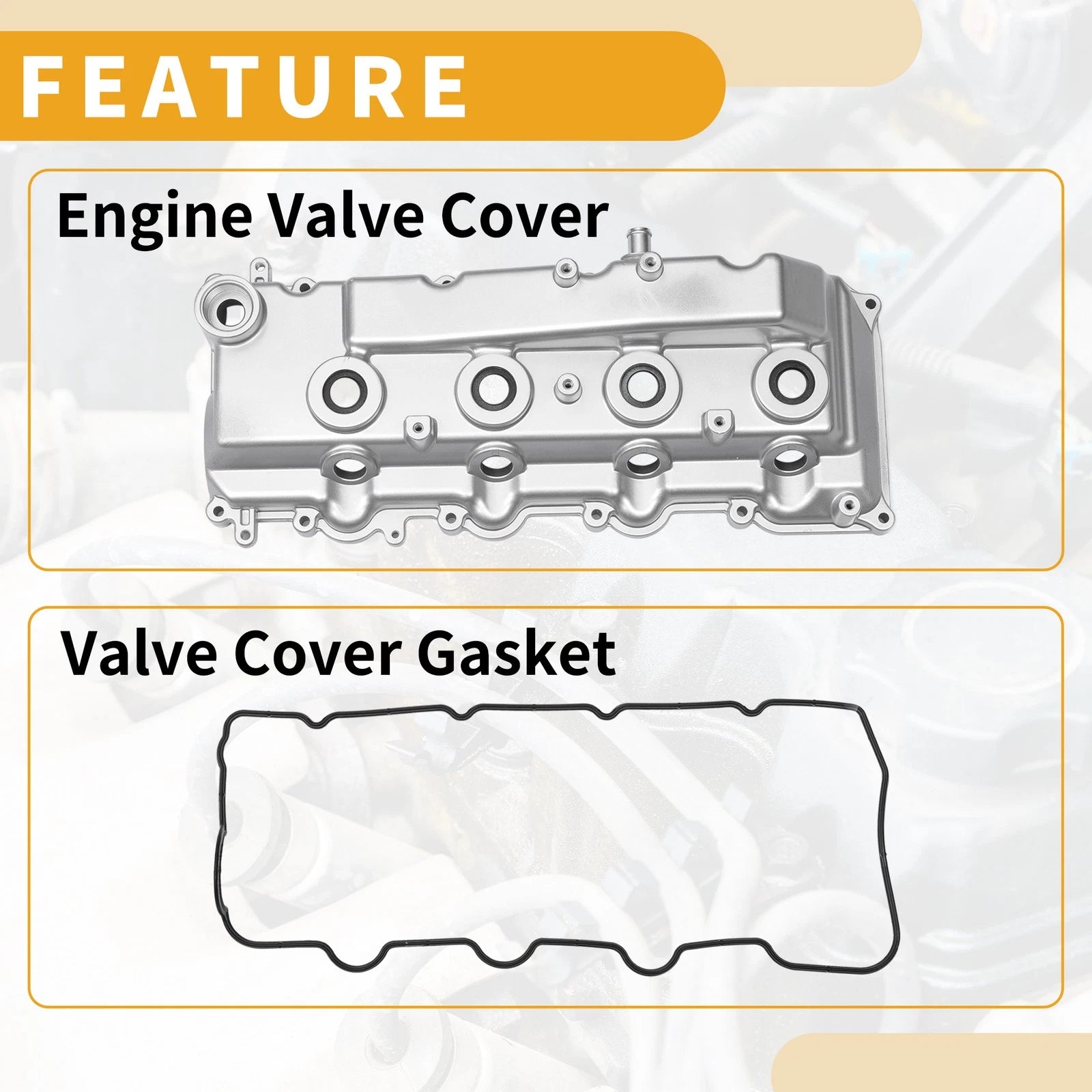 Engine Valve Cover with Gasket No. 112100L020 for Toyota 4Runner (2003–2006)