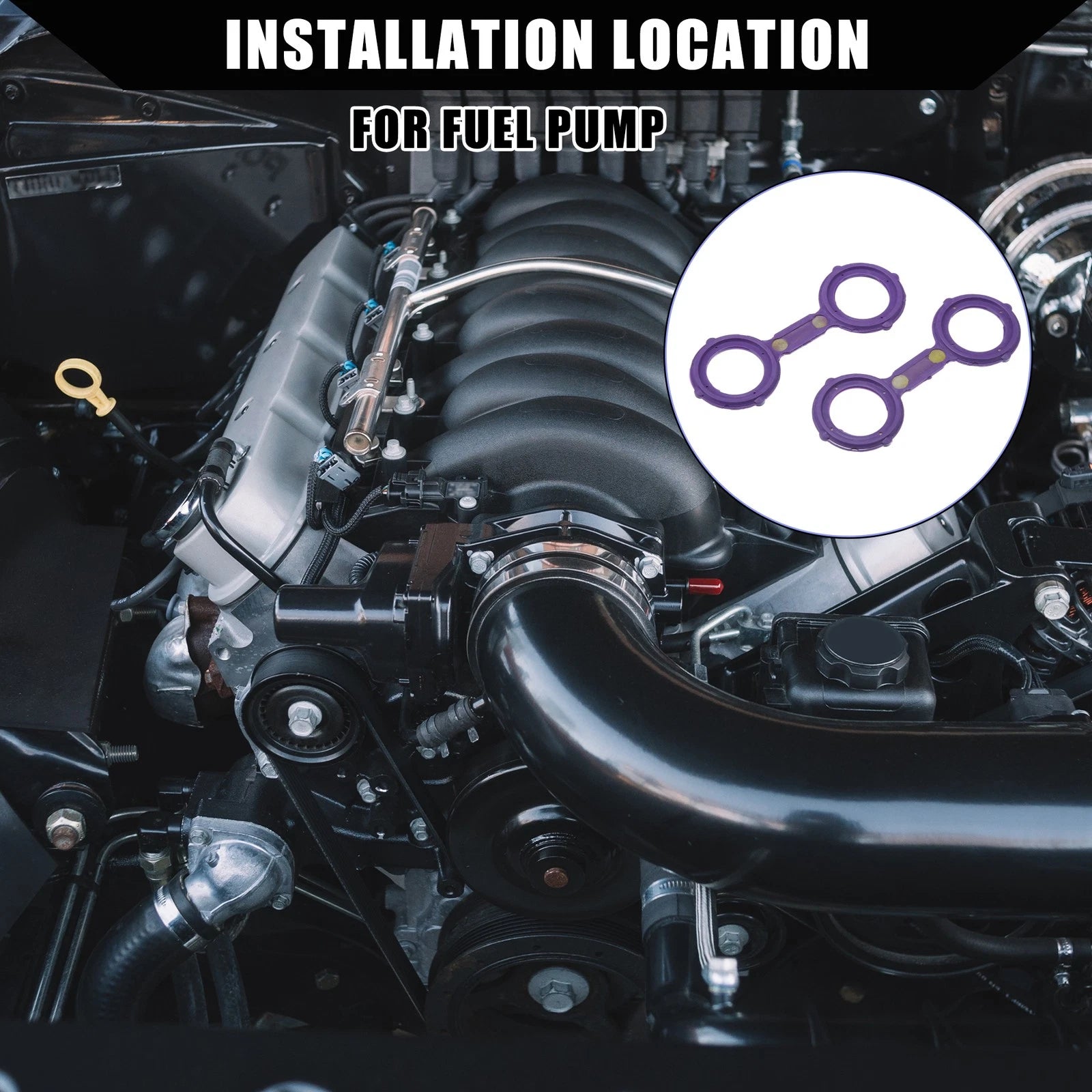 2 Pcs Oil Cooler Gasket for Mercedes-Benz Sprinter (2007–2018) No.A6421880580