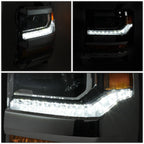 Left Side LED DRL Projector Headlight for Chevy Silverado GMC Sierra (2016–2019)