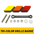 Tri-color Grille Badge Emblem for Toyota Tacoma 4Runner Tundra (2018–2021)