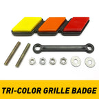 Tri-color Grille Badge Emblem for Toyota Tacoma 4Runner Tundra (2018–2021)